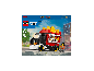 LEGO City 60488 Pommes-Truck speelset met een rood-zwarte foodtruck en twee minifiguren.