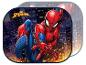 Twee Spiderman-zonnekleppen voor auto's.