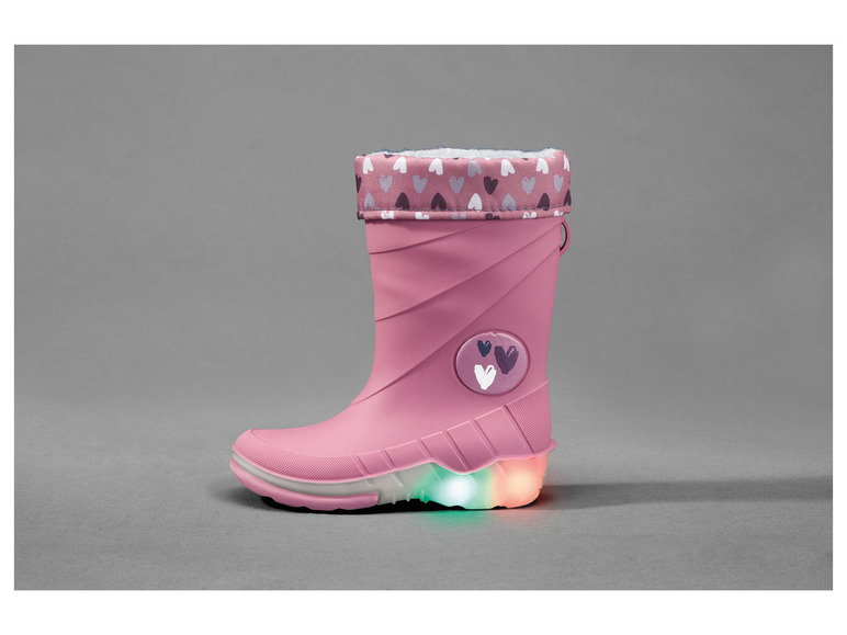 Ga naar volledige schermweergave: lupilu Meisjes regenlaarzen met LED - afbeelding 12