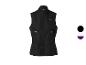 Zwart sportvest voor dames met reflecterende details