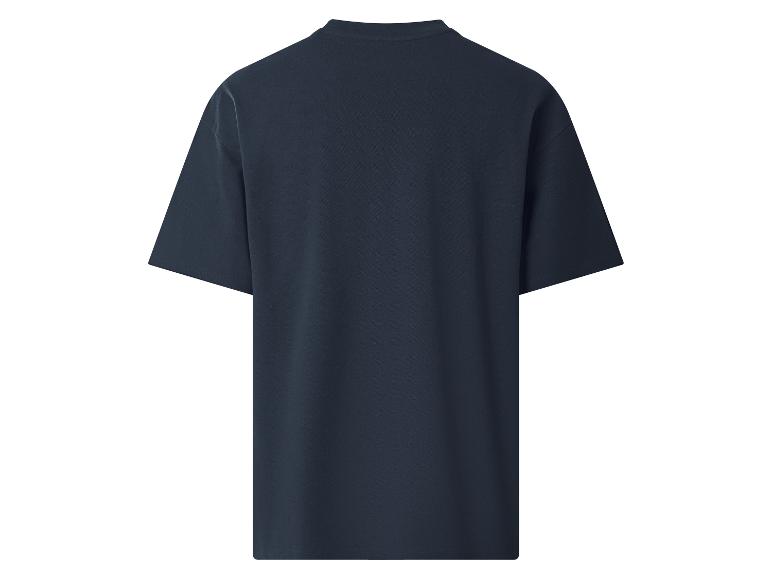 Donkerblauw heren T-shirt, achterkant