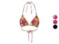 Een bikini-top met tropische print