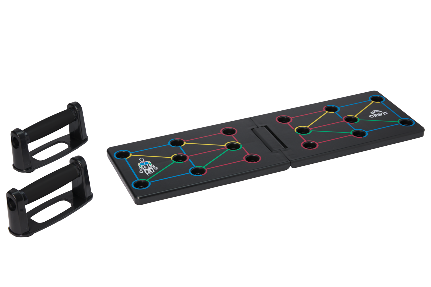 CRIVIT Push-up Board / Dumbbell / Kettlebell