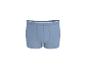 Blauwe herenboxershort, vooraanzicht.