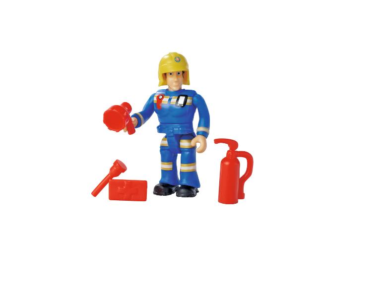 Brandweerfiguur met accessoires.