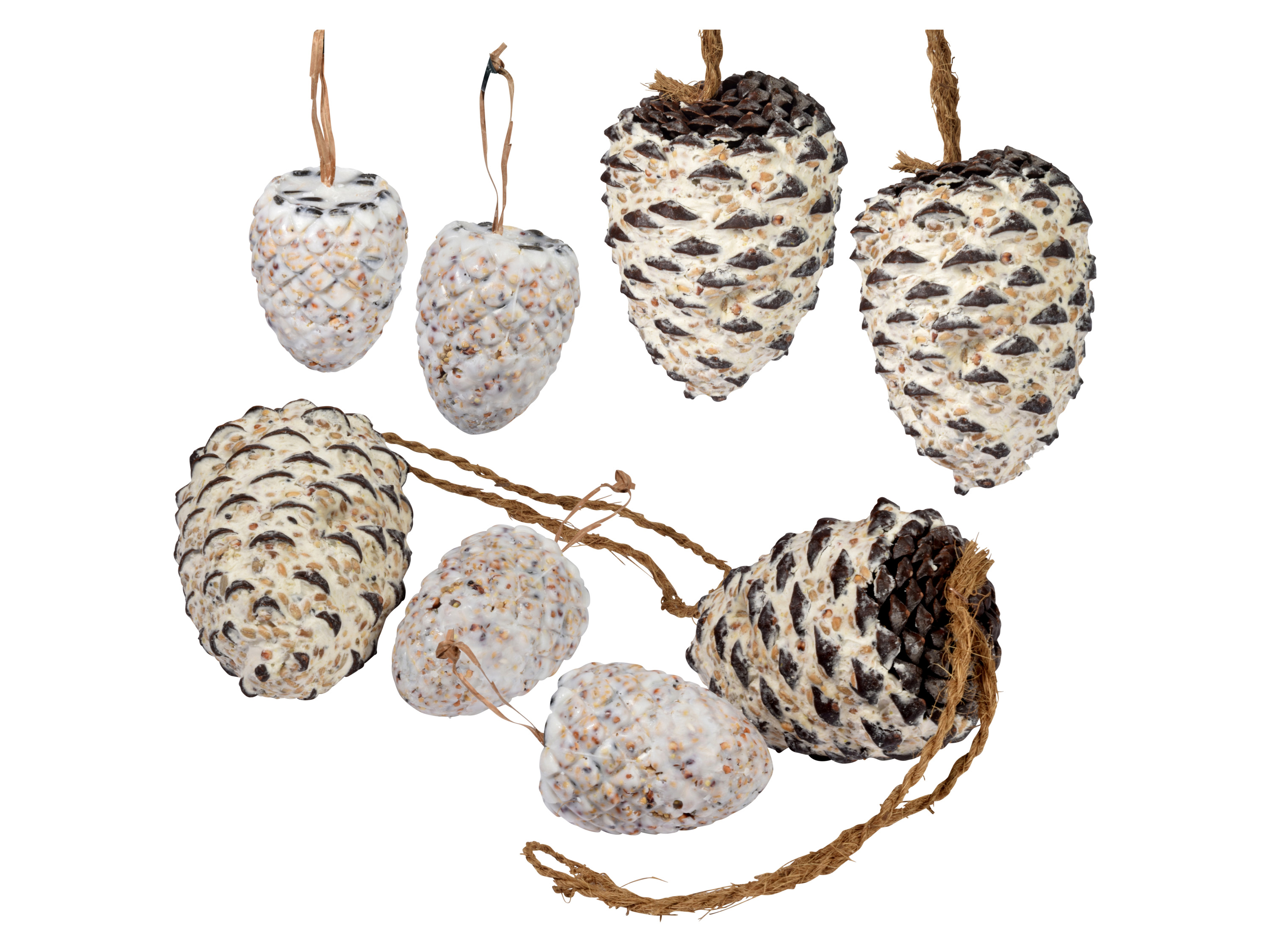 DOBAR Vogelvoermix dennenappels, 8 stuks