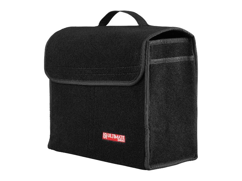 Zwarte opbergzak Ultimate Speed voor auto.