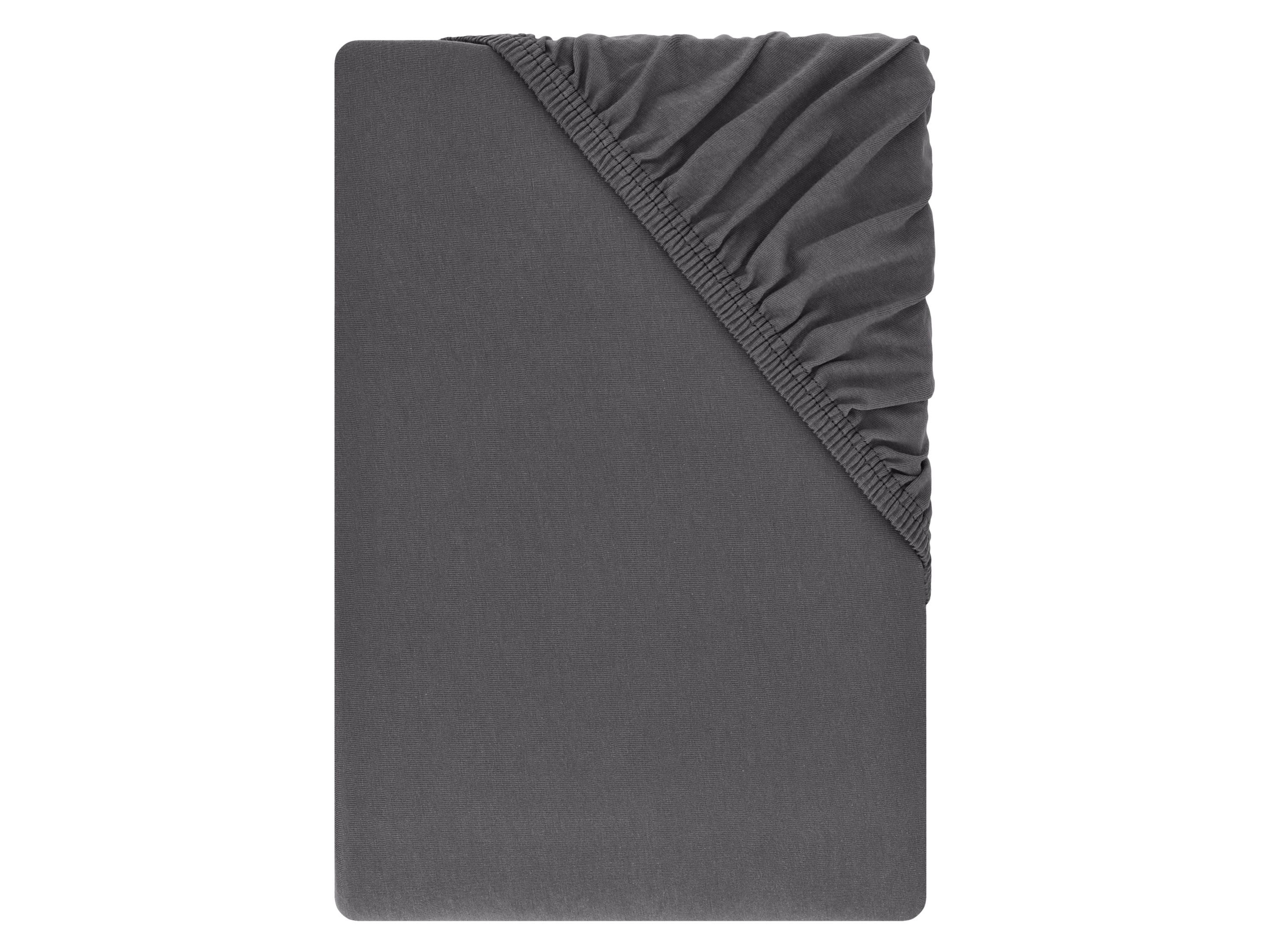 LIVARNO Jersey hoeslaken 180-200 x 200 cm (Grijs)