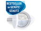 Een witte waterkoker met een blauwe 'Bestseller' sticker
