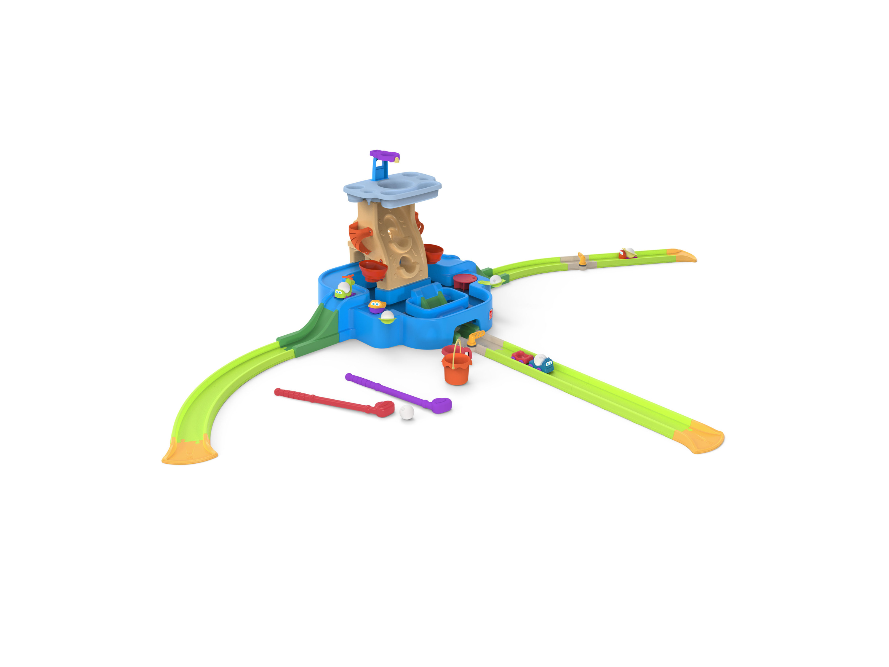 AXI Putt & Splash Center watertafel en minigolfset