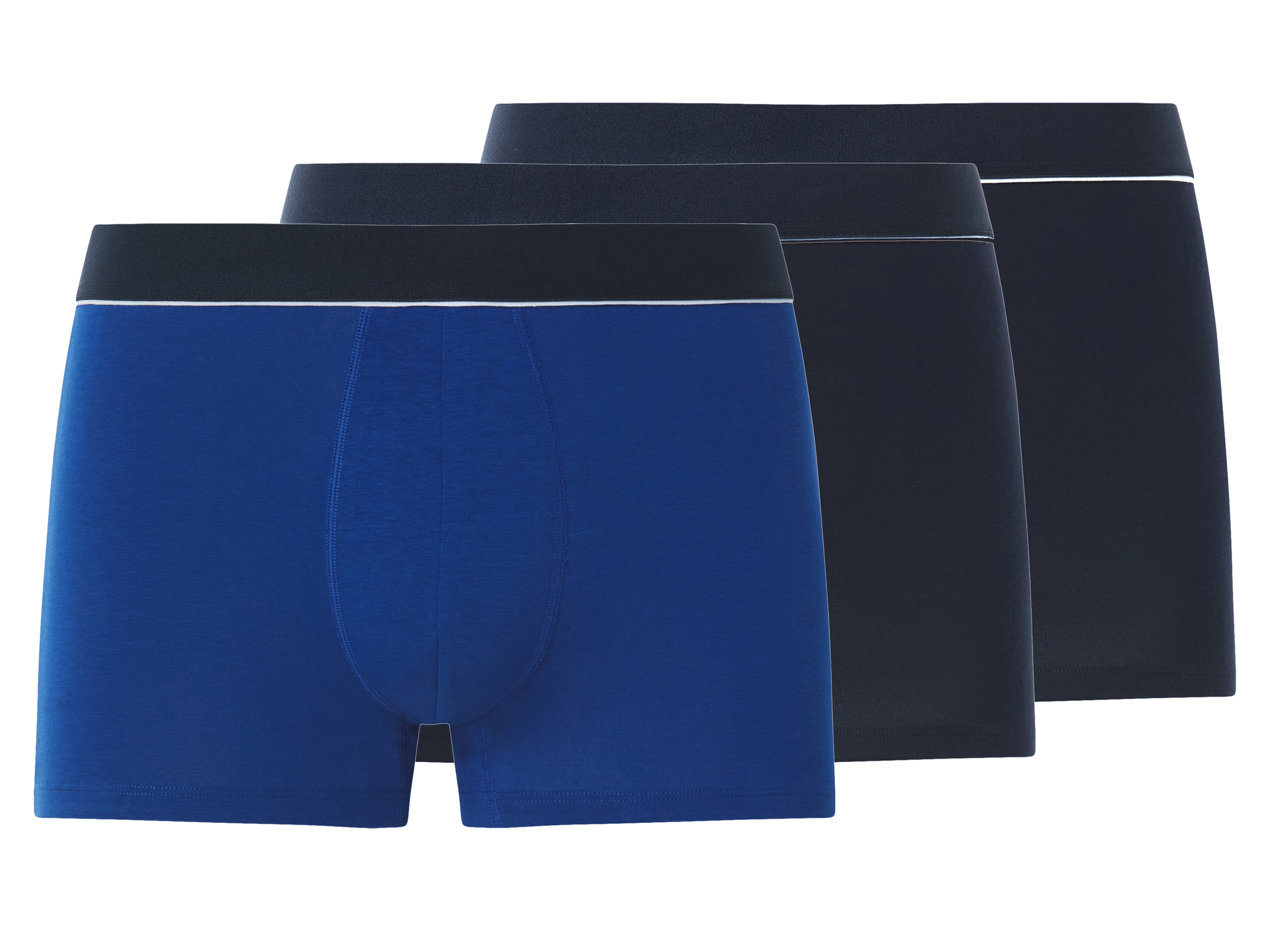 esmara Men Set van 3 heren boxers (Donkerblauw/blauw, L)