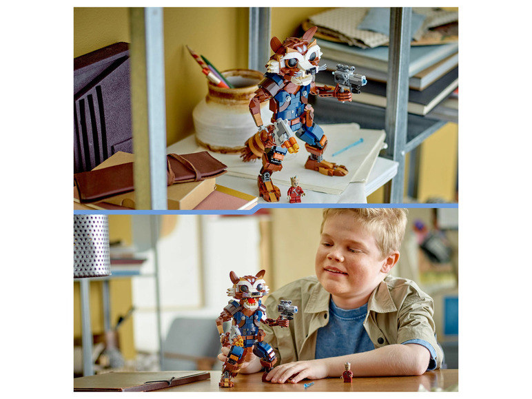 Lego Guardians of the Galaxy Rocket en Groot figuren