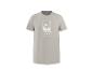 Beige T-shirt met korte mouwen met 'SUMMER STATE'-opdruk en zon- en golfmotieven.