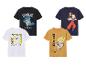 Kinder T-shirts met Pokémon, Pikachu en Dragon Ball Z designs.