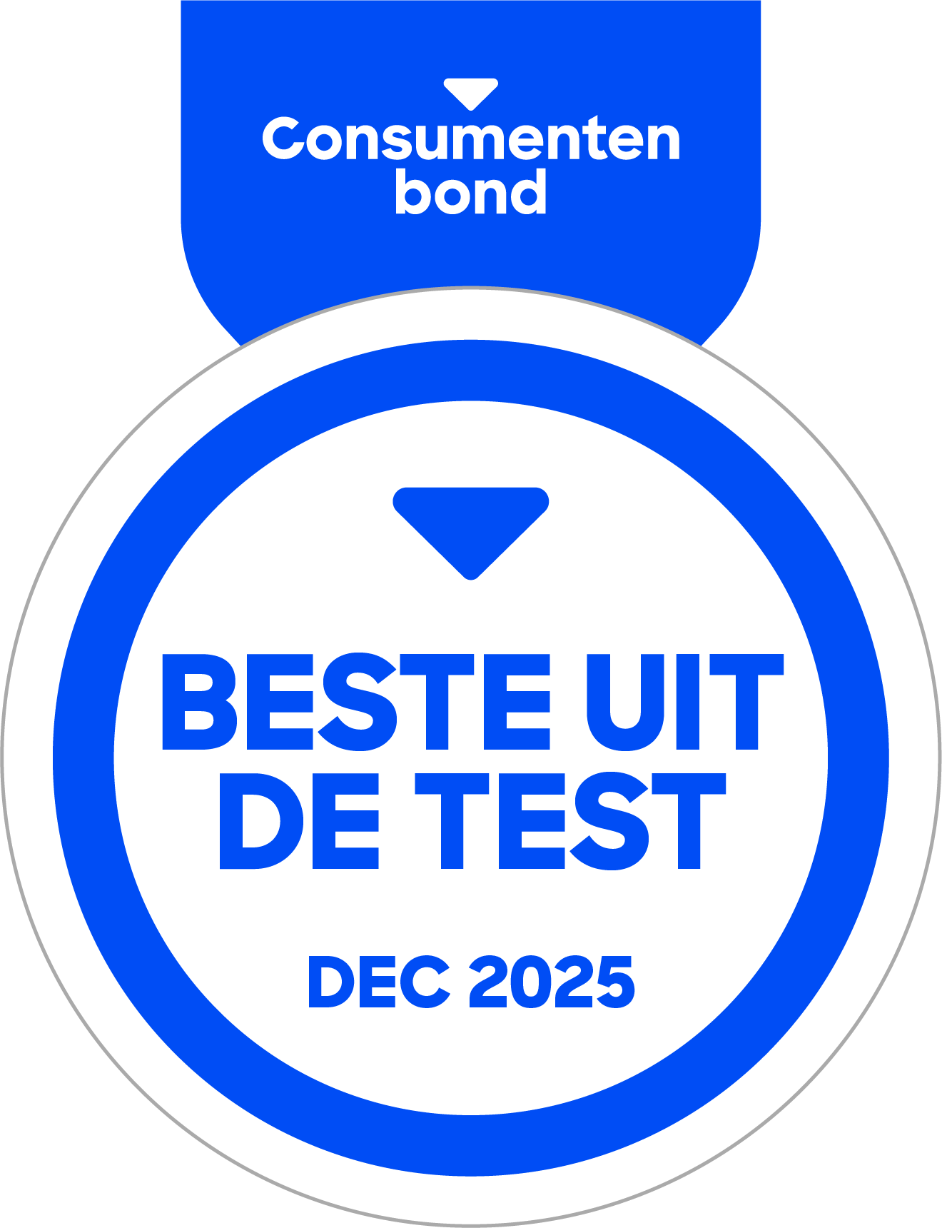 Consumentenbond keurmerk: Beste uit de test, december 2025.