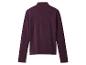 Donkerpaarse coltrui met lange mouwen.