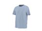 Lichtblauw heren T-shirt met korte mouwen en ronde hals