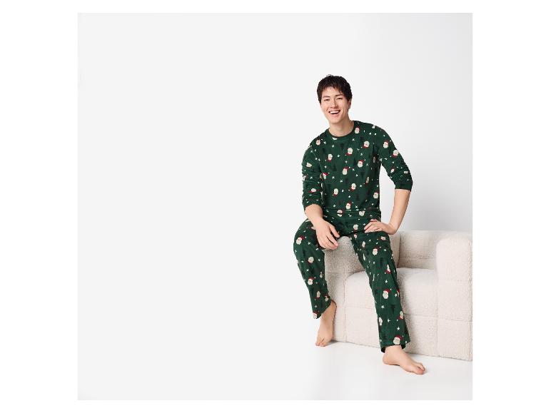 Velours heren kerstpyjama
