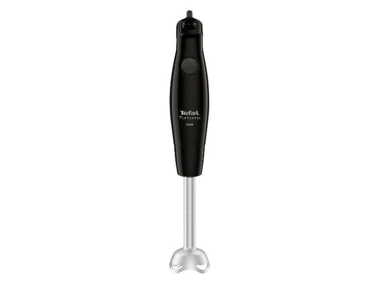 Zwarte staafmixer met een vermogen van 350W.