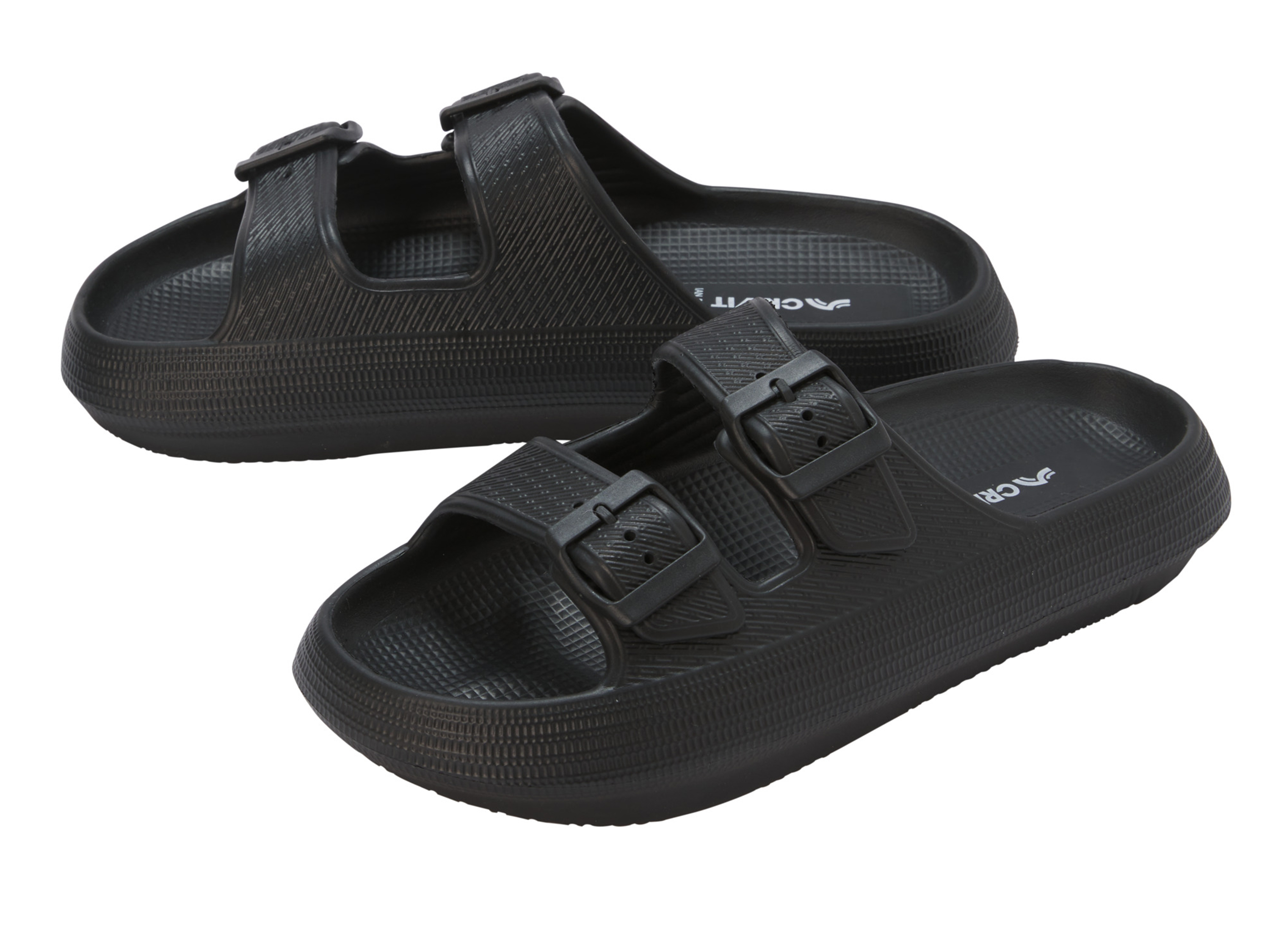 CRIVIT Dames badslippers (zwart, 40/41)