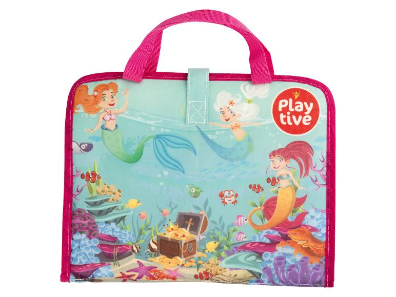 Boodschappentas met zeemeerminthema en Playtive-logo