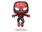 Een glitterende Funko Pop van Spider-Man.