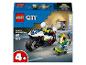 LEGO City set met politiemotor en minifiguren