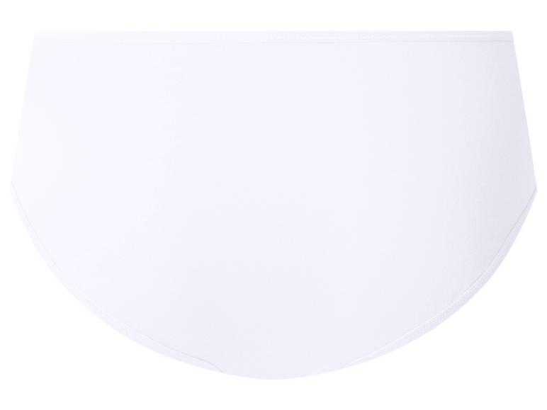 Witte dames katoenen slip met hoge taille