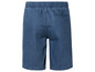 Blauwe denim shorts met elastische tailleband.