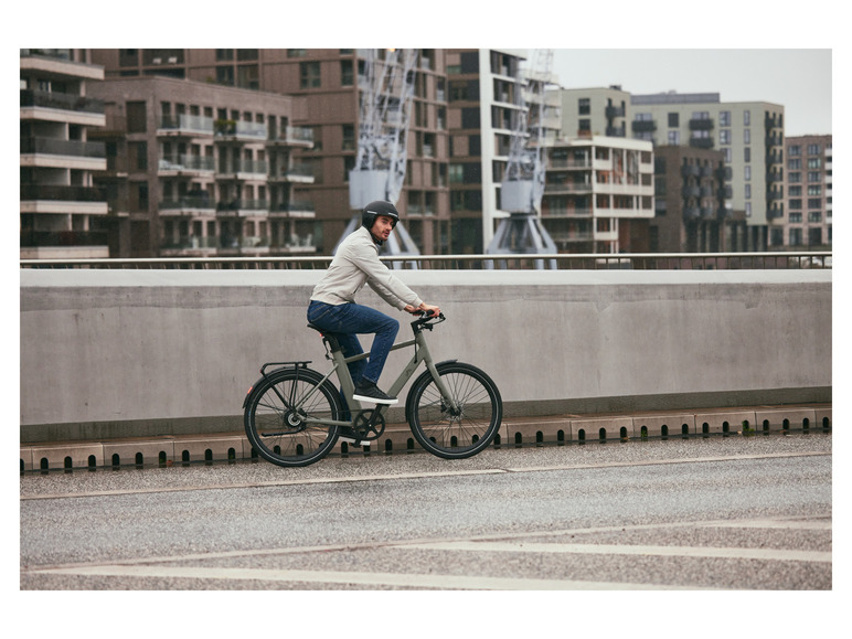 Ga naar volledige schermweergave: CRIVIT Urban E-bike Olive Green 27,5" - afbeelding 3