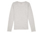 Een grijs, effen longsleeve shirt.