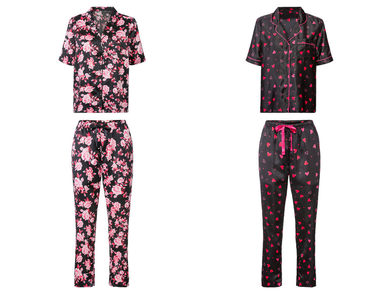 esmara Dames pyjama (S (36-38), Zwart)