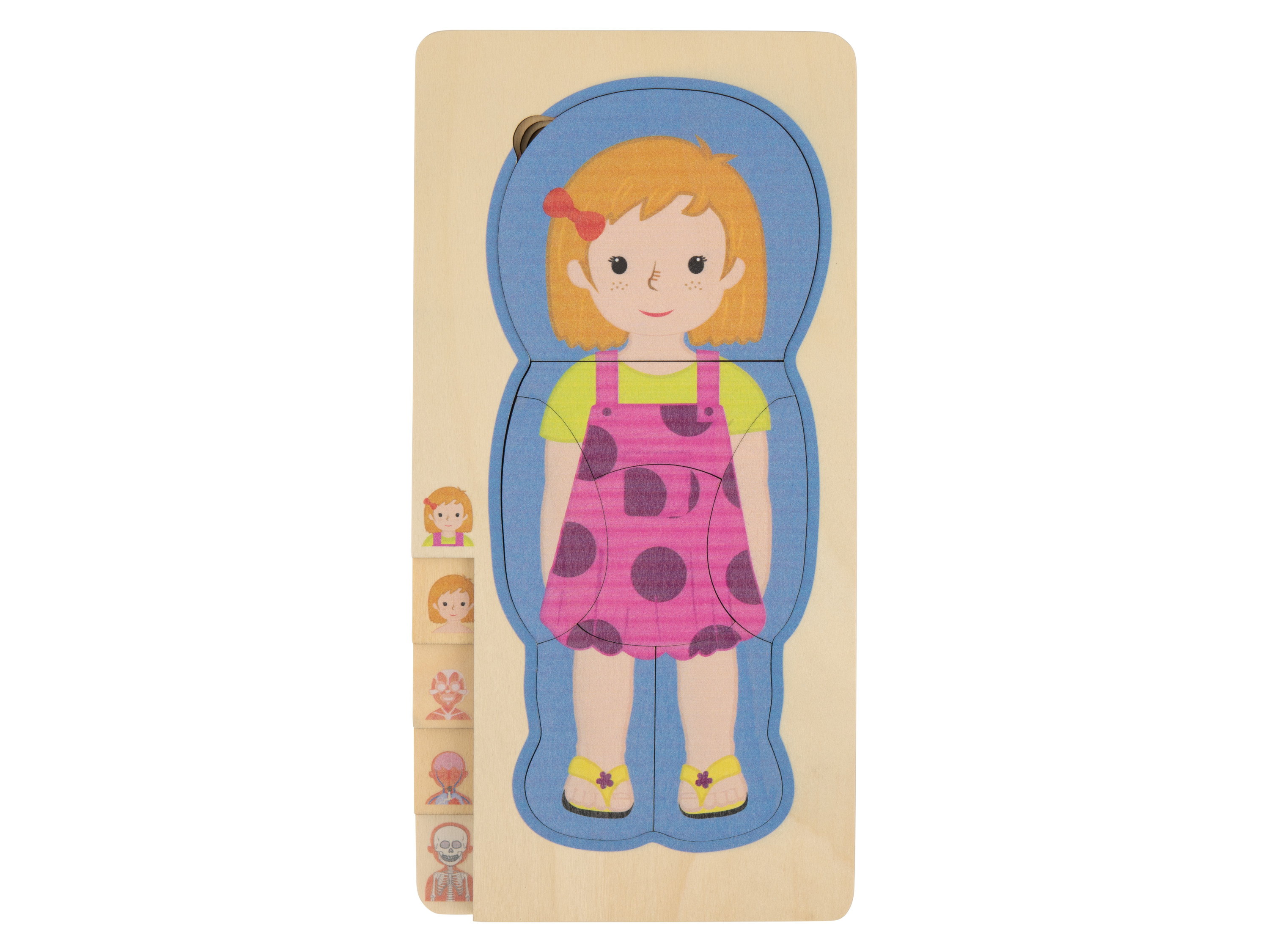 LUPILU Houten puzzel (Legpuzzel 'Meisje')