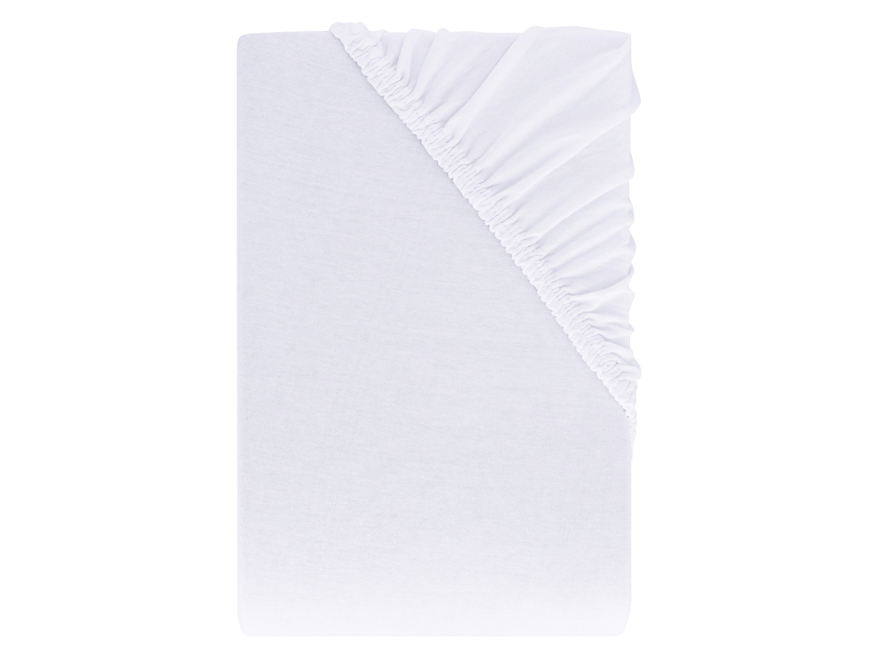 LIVARNO Jersey hoeslaken 140-160 x 200 cm (Wit)