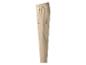 Heren beige cargobroek met elastische tailleband en zijzakken.
