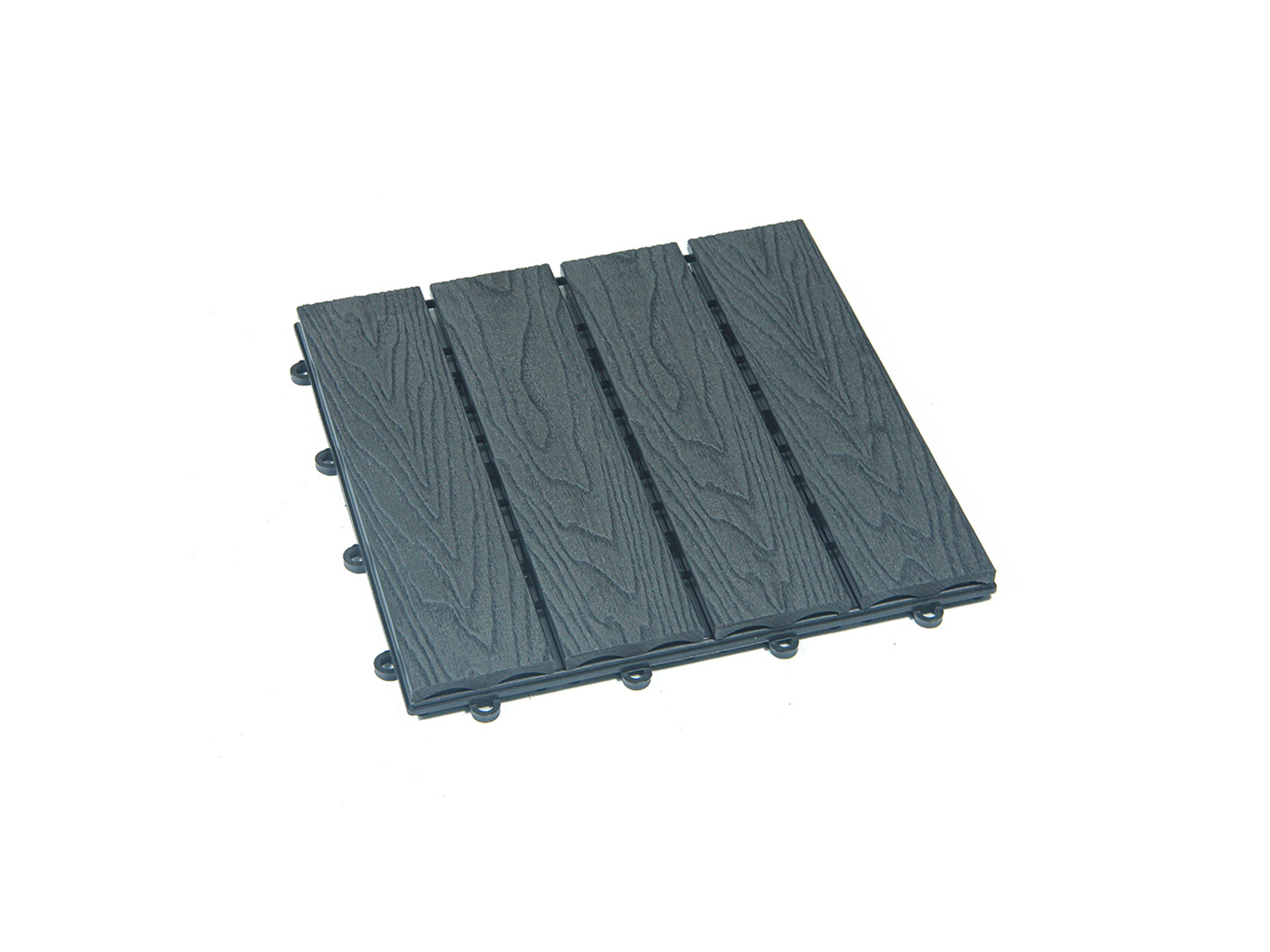 HOME DELUXE WPC Kliktegels BAVARO PREMIUM (1m², Antraciet)