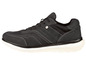 Zwarte sneakers met witte zool