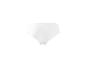 Witte geribbelde high-waist dames slip