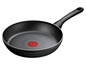 Een zwarte Tefal-pan met Thermo-Spot.