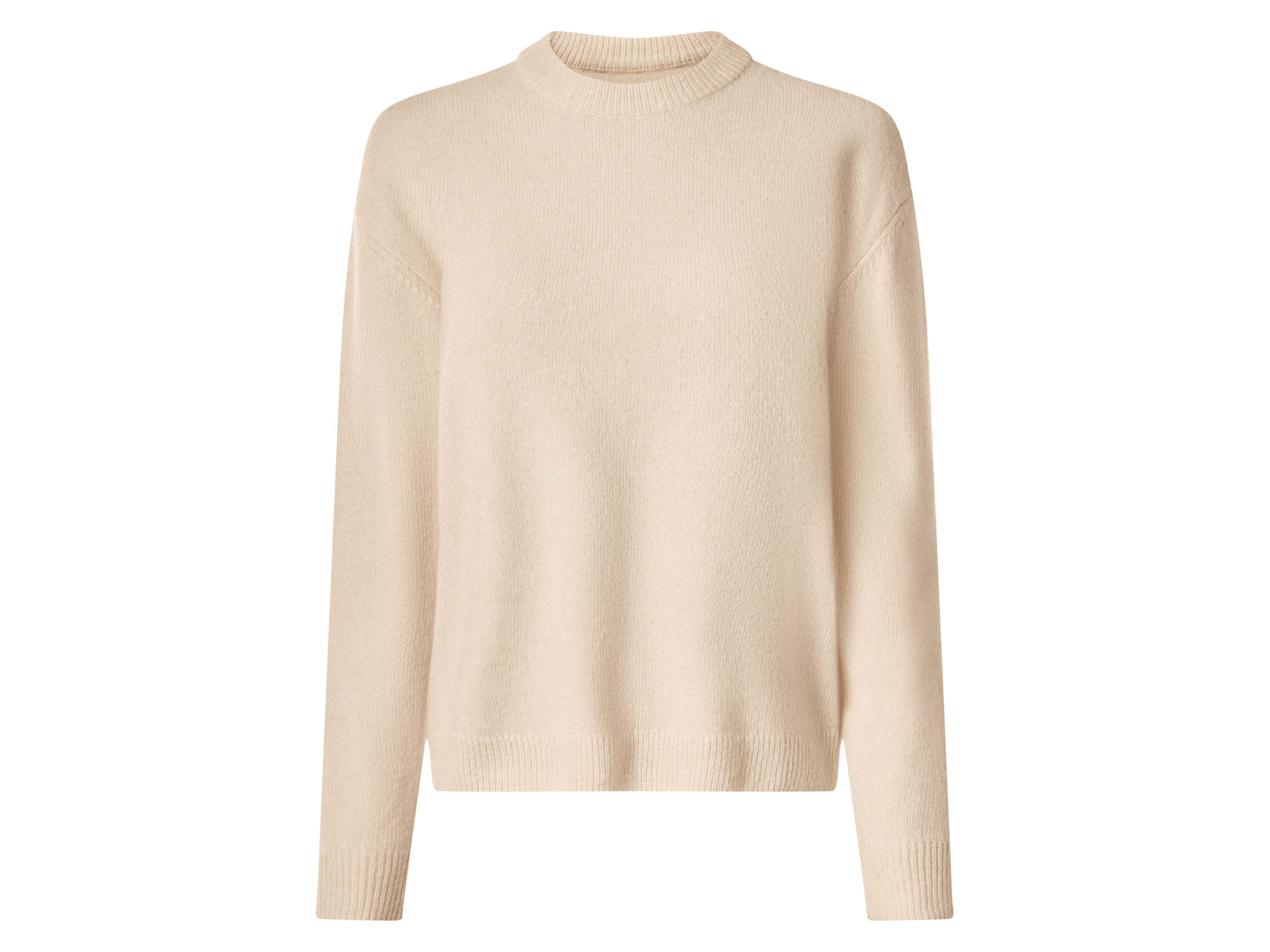 esmara Gebreide dames trui (Beige, XS (32/34))