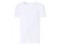 Wit T-shirt met korte mouwen en ronde hals