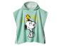 Badcape met capuchon, Snoopy en Woodstock.