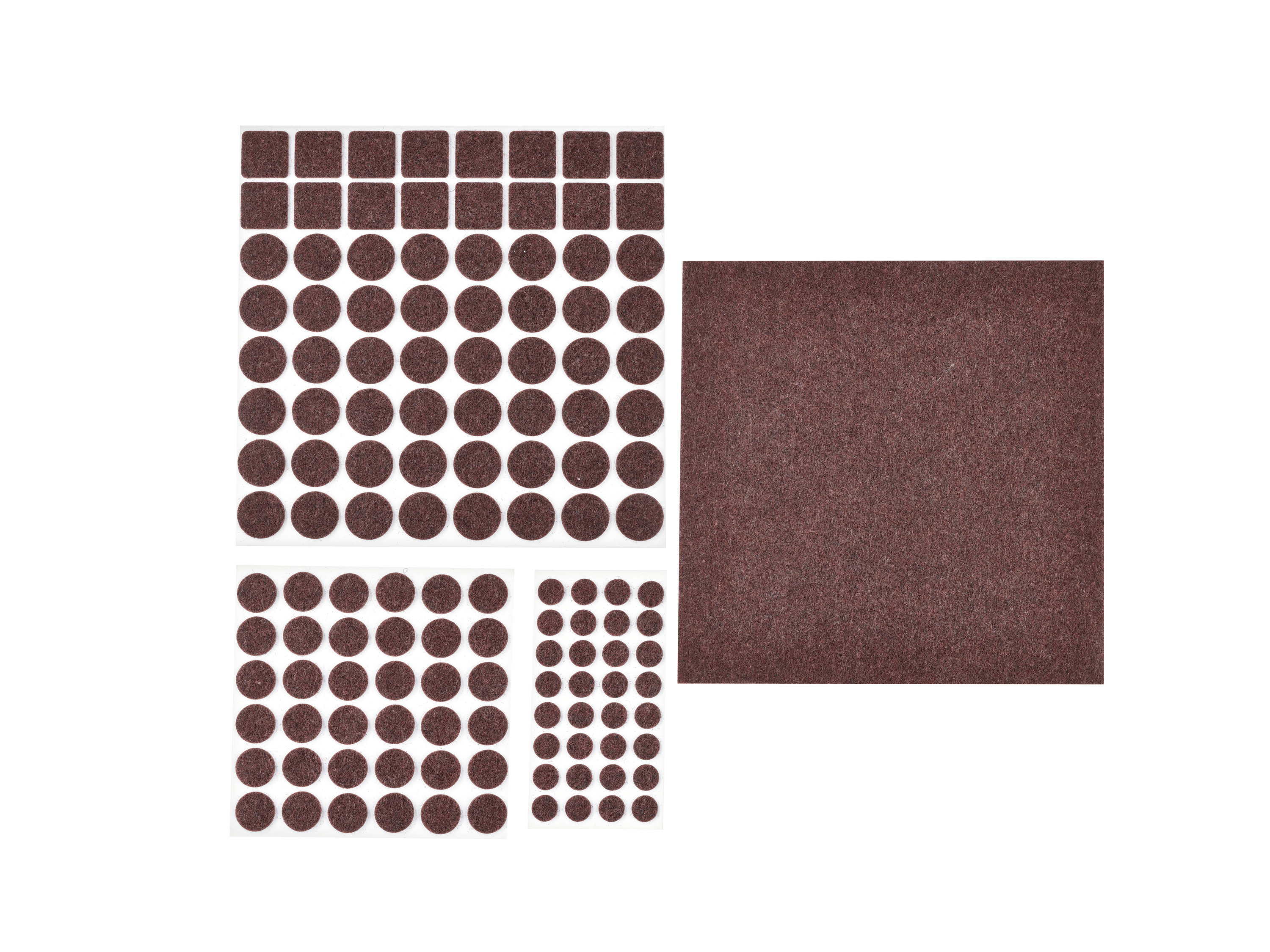 PARKSIDE Viltglijders of antislip- en geluiddempers (133 stuks, Bruin)