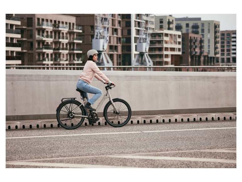 Ga naar volledige schermweergave: CRIVIT Urban E-Bike Cream White 27,5" - afbeelding 2