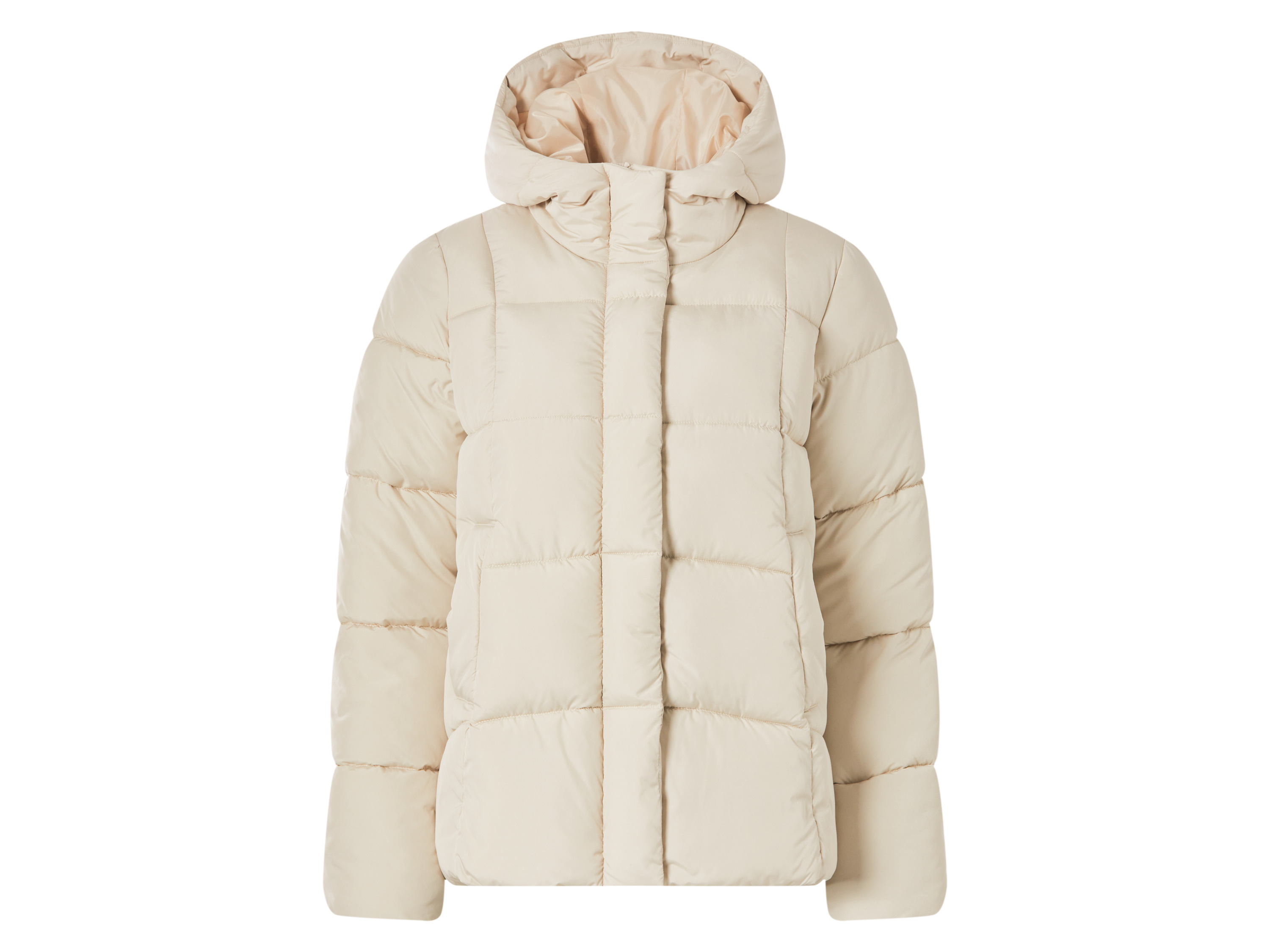 ESMARA Dames gewatteerde winterjas (Beige, S (36-38))