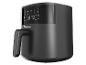 Zwarte MasterPro airfryer met touchscreen.