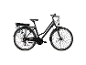 Zündapp e-bike trekkingfiets Z802 700c voor dames in het zwart