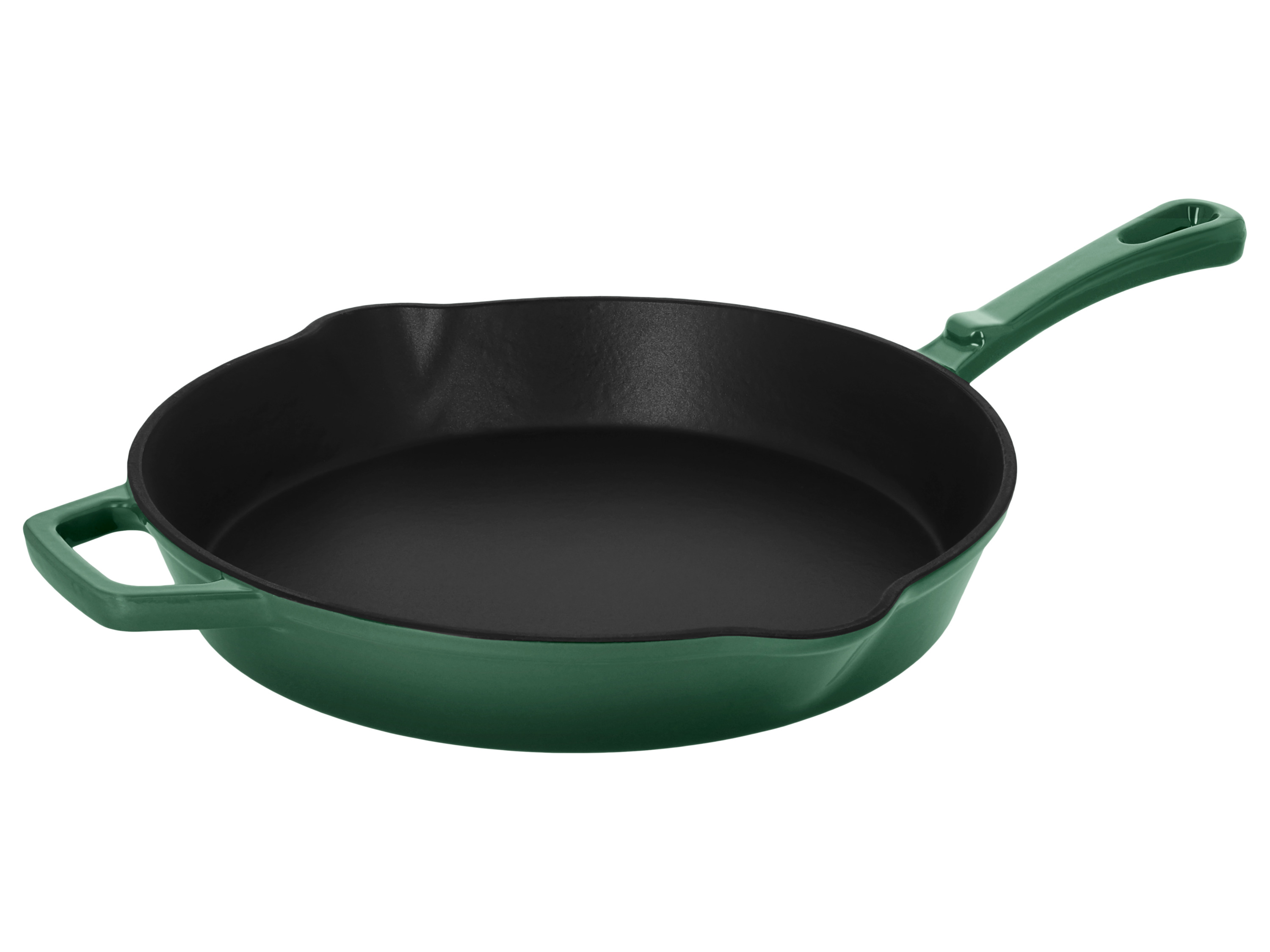 SILVERCREST Gietijzeren pan, Ø30 cm (groen)