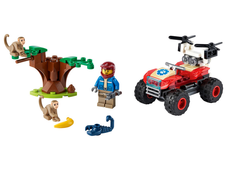 Ga naar volledige schermweergave: LEGO® City Wildlife Rescue ATV - 60300 - afbeelding 2