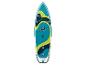 Opblaasbare F2 SUP board, blauw en groen design.